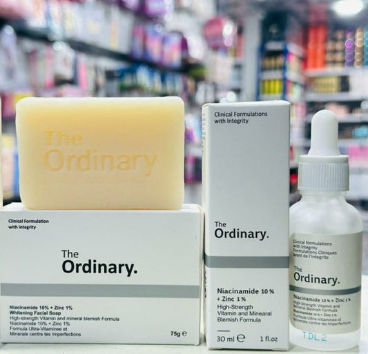 The Ordinary [Deal] | Niacinamide Serum & Soap | The Ordinary Niacinamide 10% + Zinc 1% Serum | The Ordinary Niacinamide Whitening Facial Soap