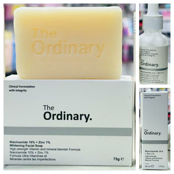 The Ordinary [Deal] | Niacinamide Serum & Soap | The Ordinary Niacinamide 10% + Zinc 1% Serum | The Ordinary Niacinamide Whitening Facial Soap